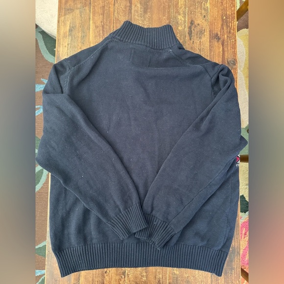 Weatherproof Vintage Men's Navy Sweater with Nordic Pattern - Picture 4 of 4